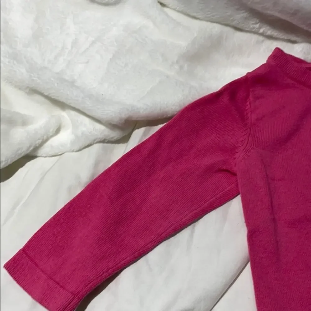 Gymboree 18-24 hot pink swing cardigan worn once